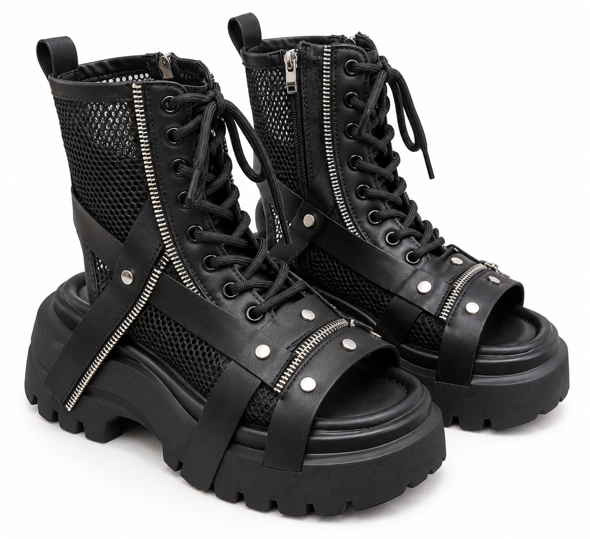 Obsidian Combat Boots