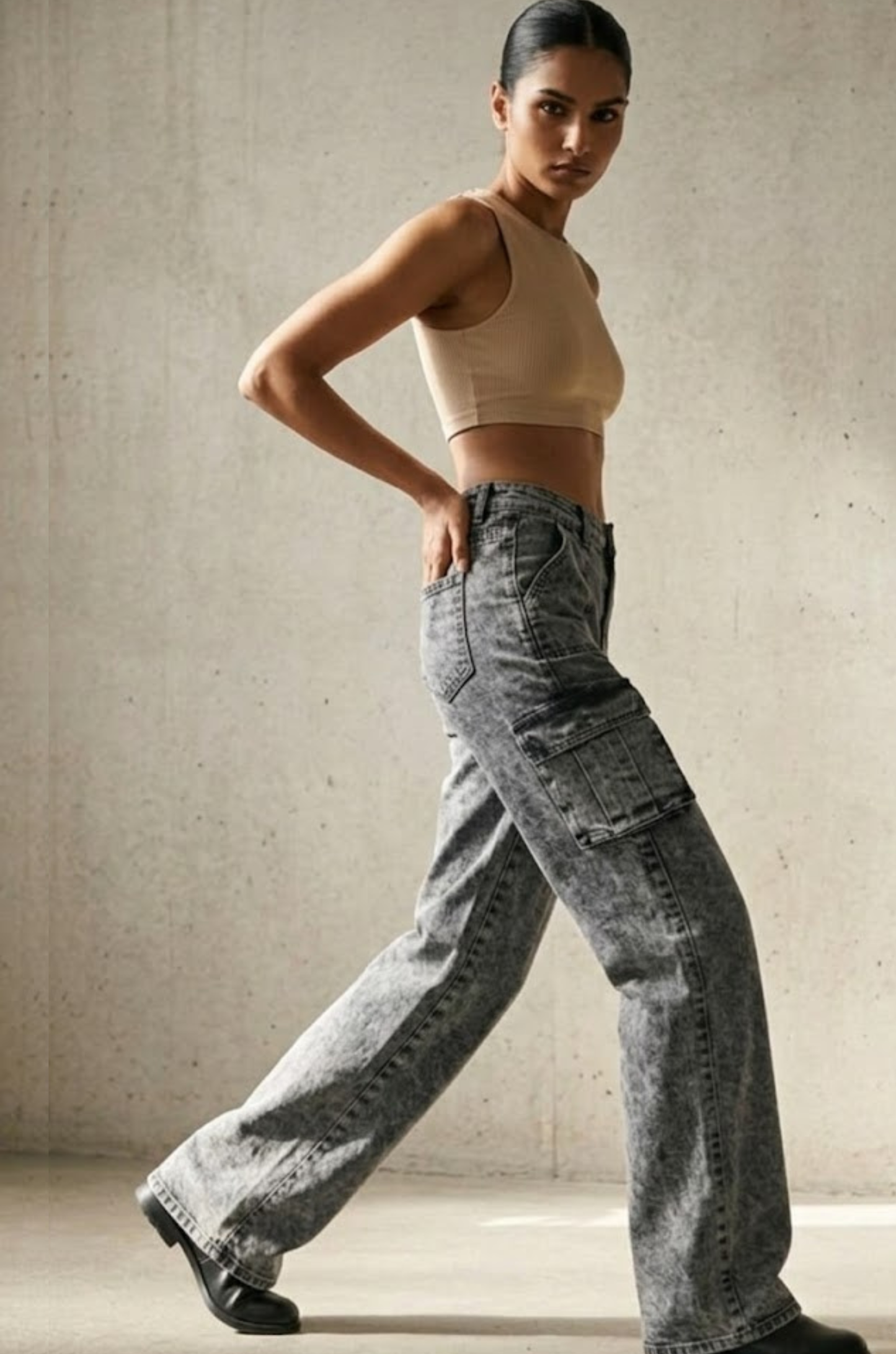 Charcoal Denim Jeans