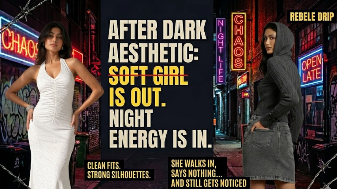 After Dark Aesthetic: Soft Girl Is Out. Night Energy Is In.