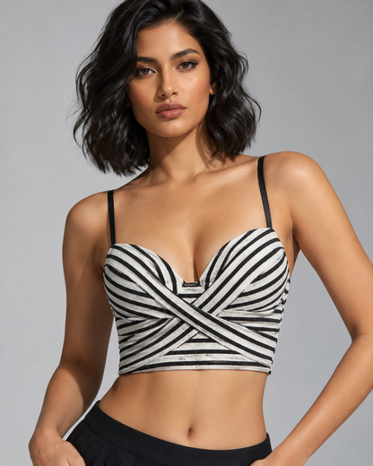 Contour Stripe Top
