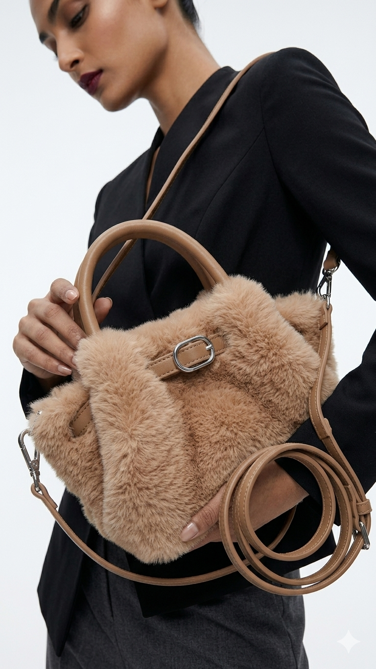 Honey Plush Purse