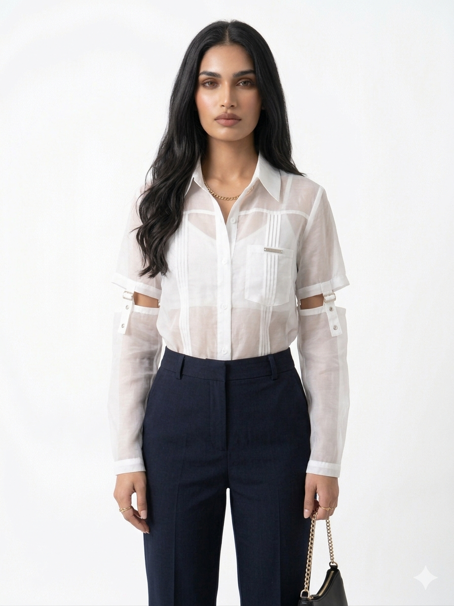 Hardware Organza Shirt