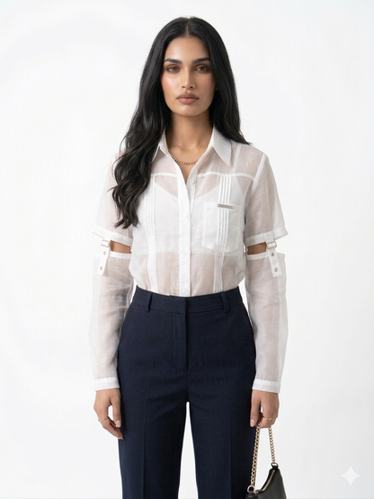 Hardware Organza Shirt