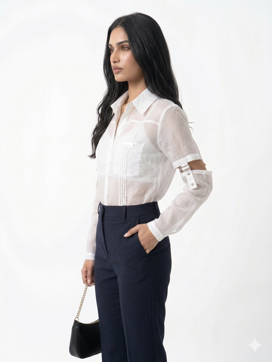 Hardware Organza Shirt