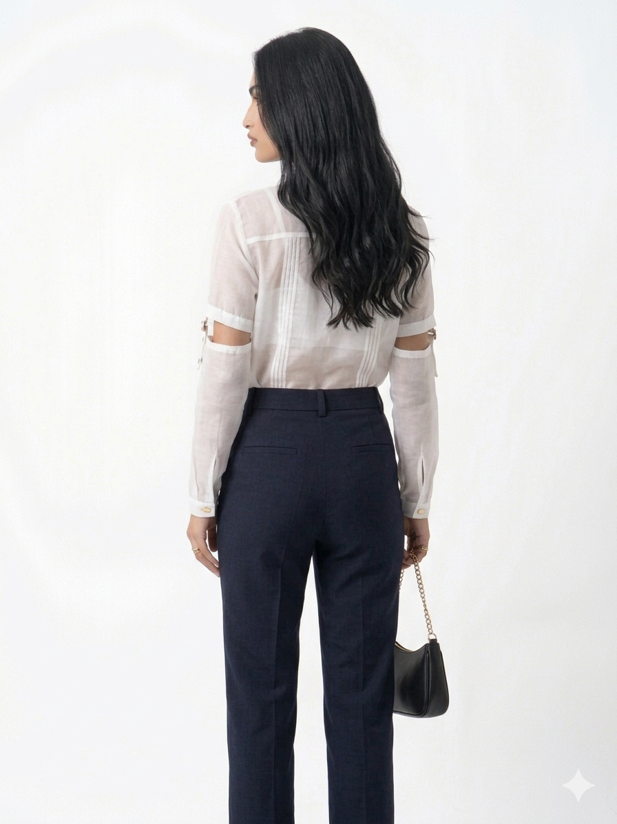 Hardware Organza Shirt