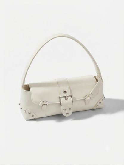 Luna Studded Shoulder Purse