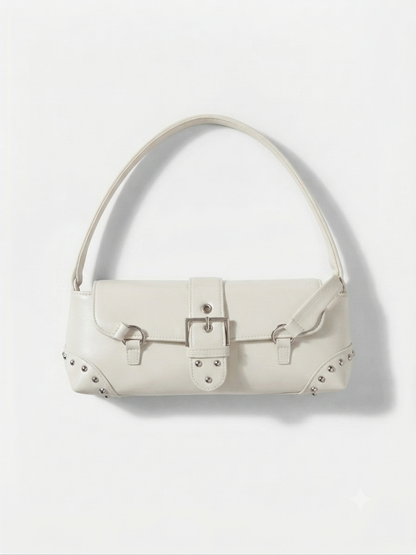 Luna Studded Shoulder Purse