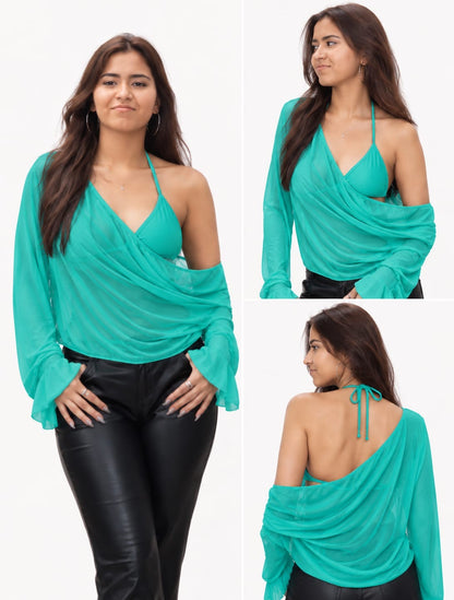 Afterglow Draped top