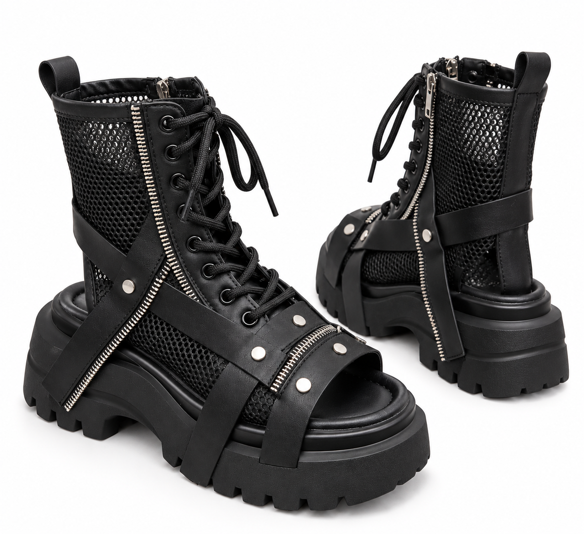 Obsidian Combat Boots