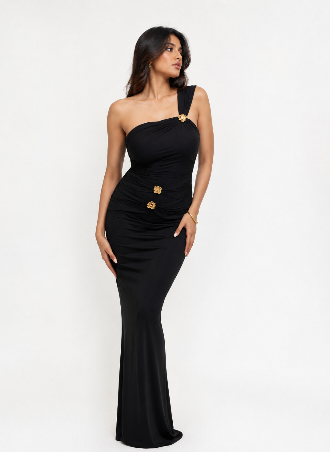 Regal Ruche Gown