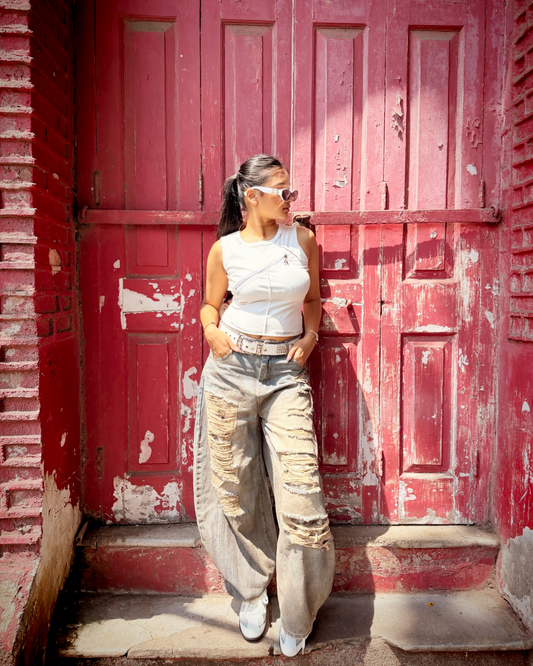 Chaos Drift Wide-Leg Jeans