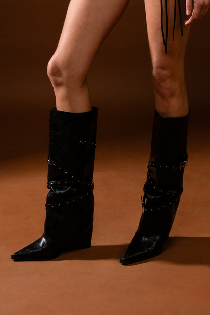 Vogue Studded Boots