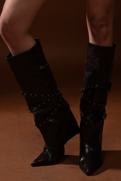 Vogue Studded Boots