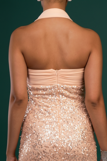 Glittery Strapless Dress