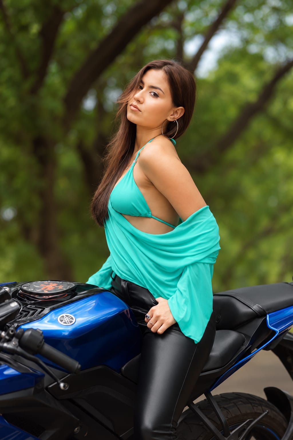 Afterglow Draped top