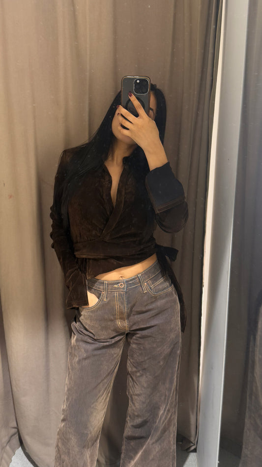 Mystery Wrap Top