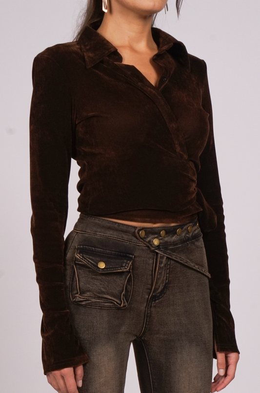 Mystery Wrap Top