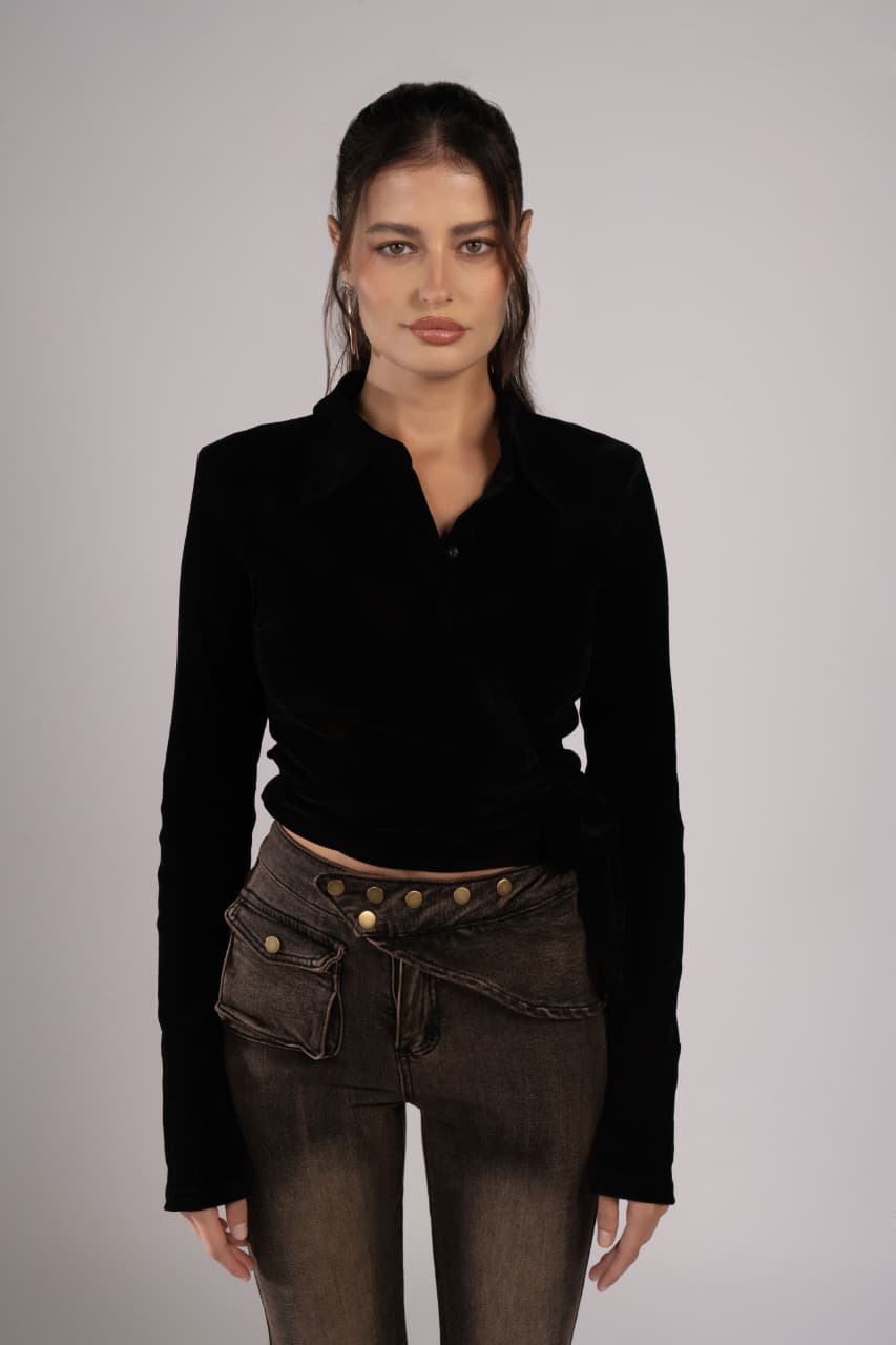 Mystery Wrap Top