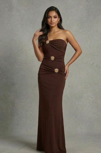 Regal Ruche Gown