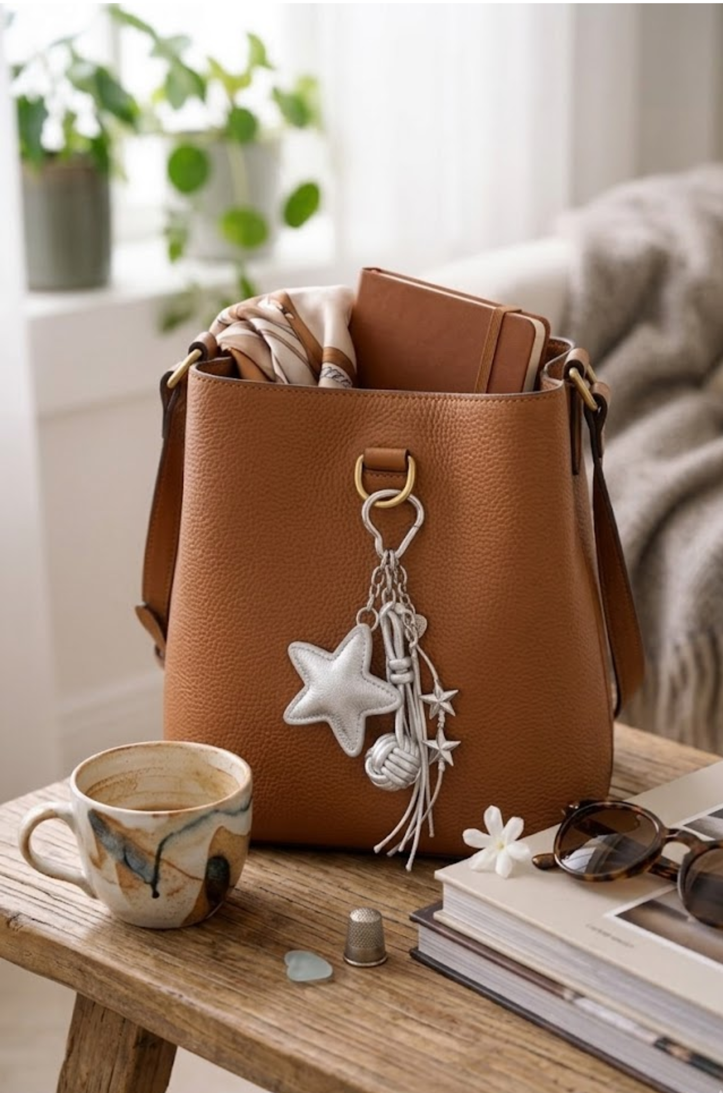 Celestial Star Bag Charm