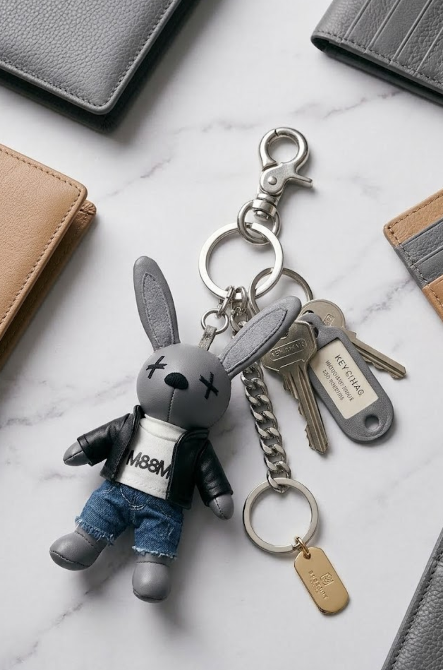 Street Style Bunny Bag Charm