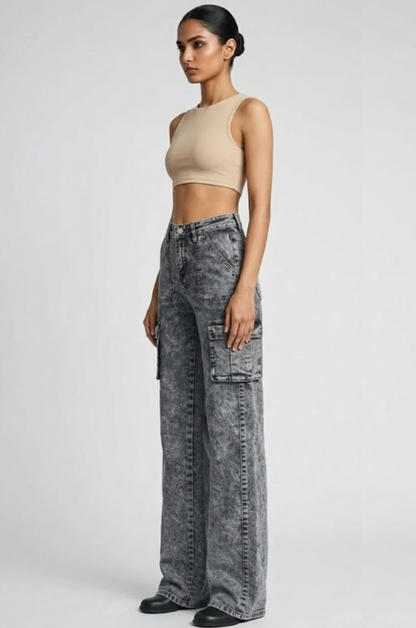 Charcoal Denim Jeans