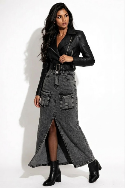 Rebelé Split Skirt
