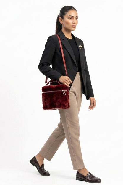 Ruby Plush Vanity Backpack