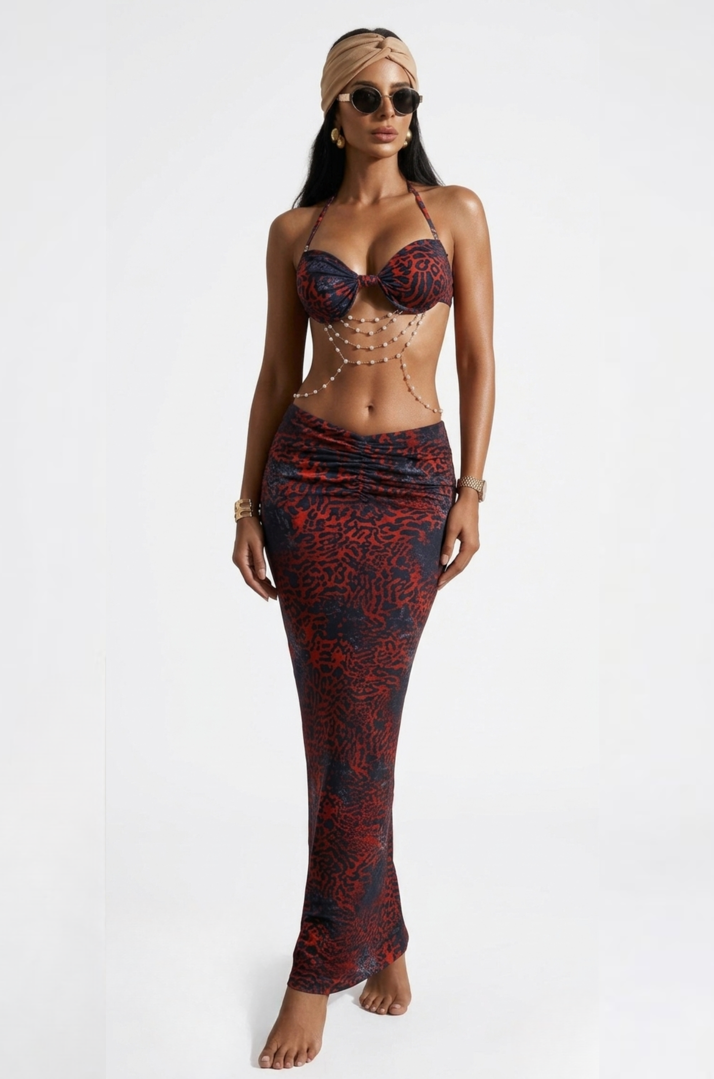 Red Leopard Maxi