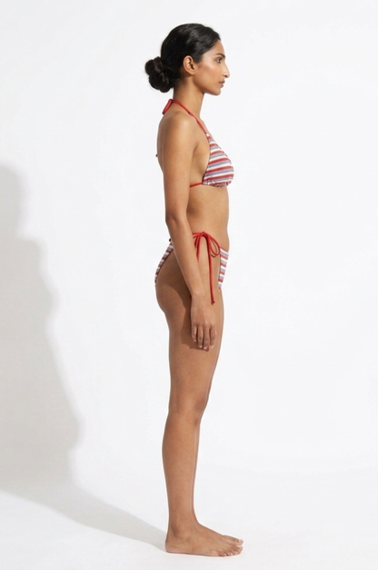 Striped Tie-Up Bikini