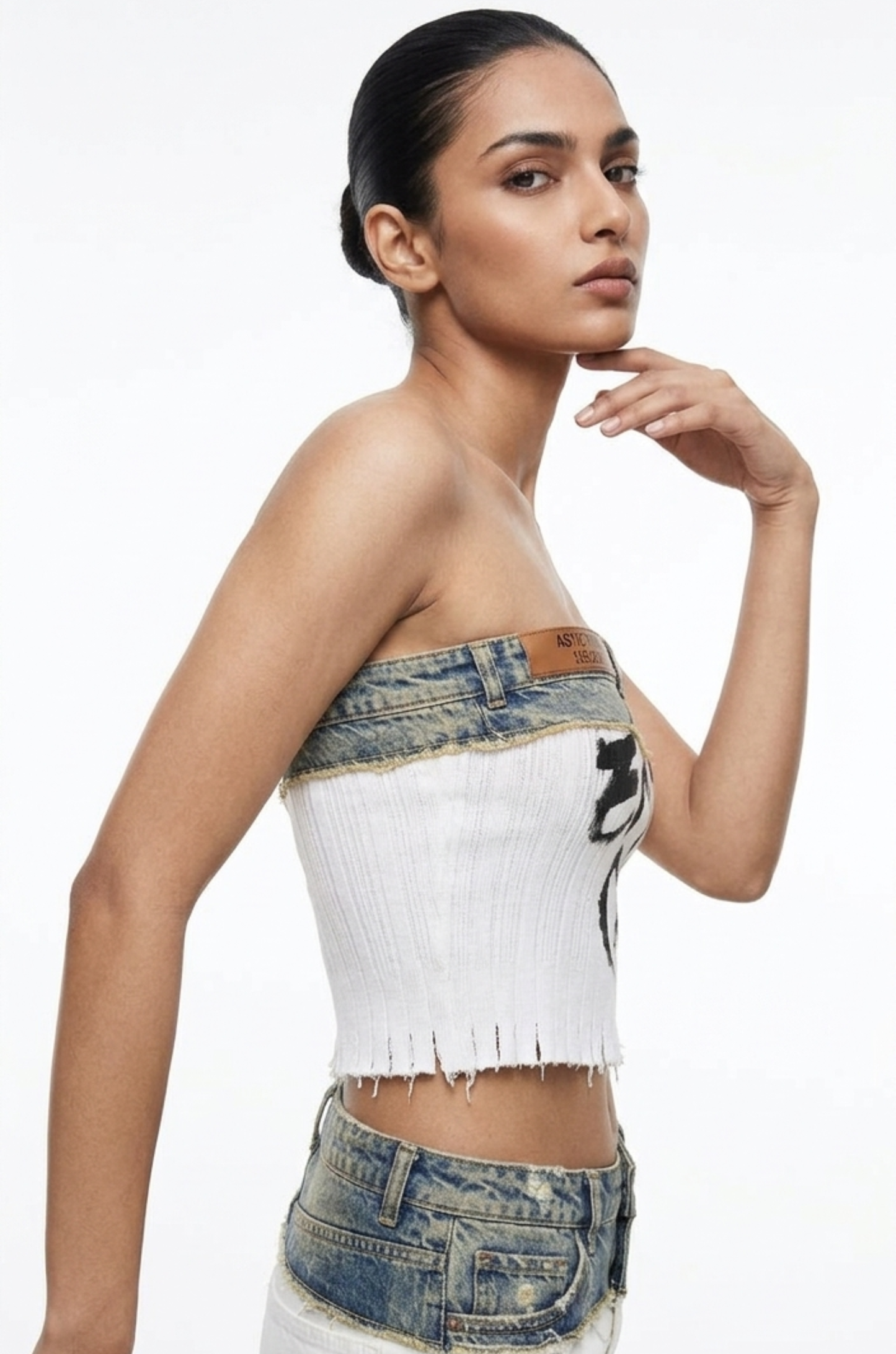 Static Riot Graphic Tube Top
