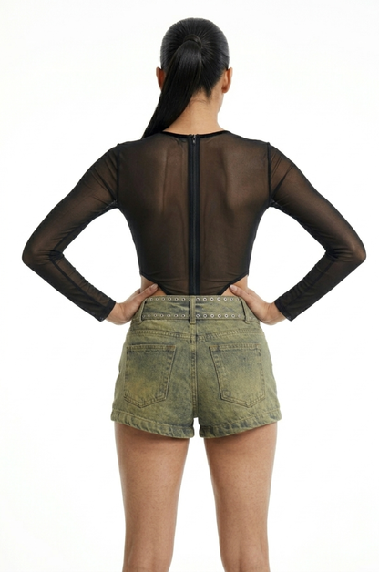 Grunge Mini Shorts