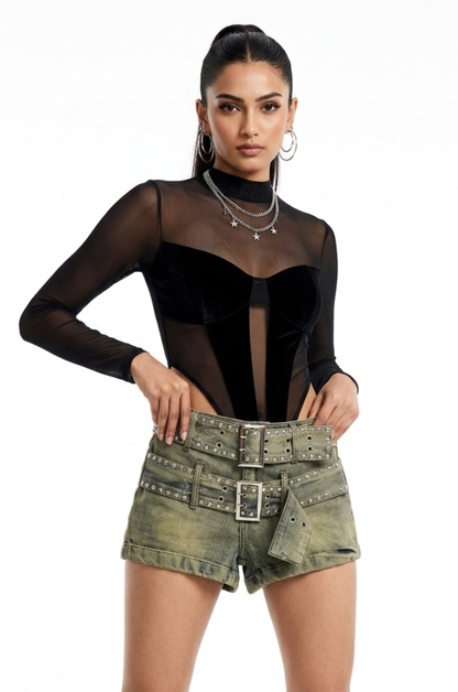 Grunge Mini Shorts