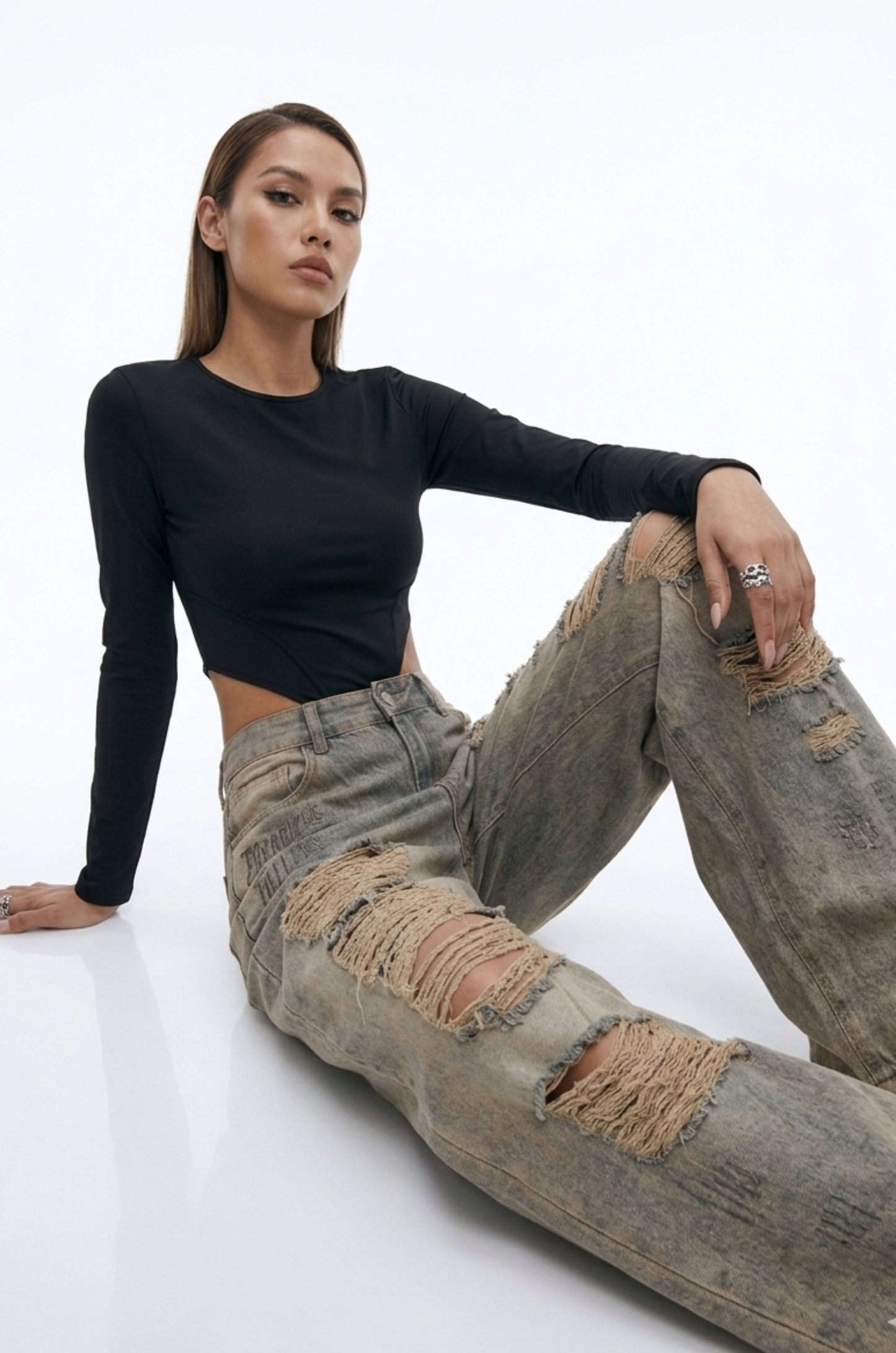 Chaos Drift Wide-Leg Jeans