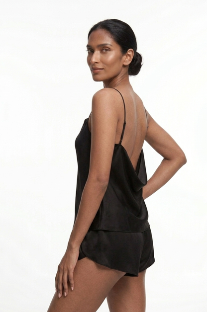 Sofia Cowl-Neck Cami & Short Set