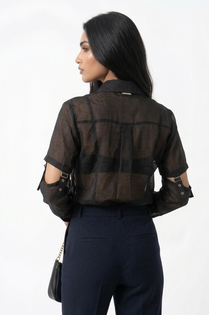 Hardware Organza Shirt