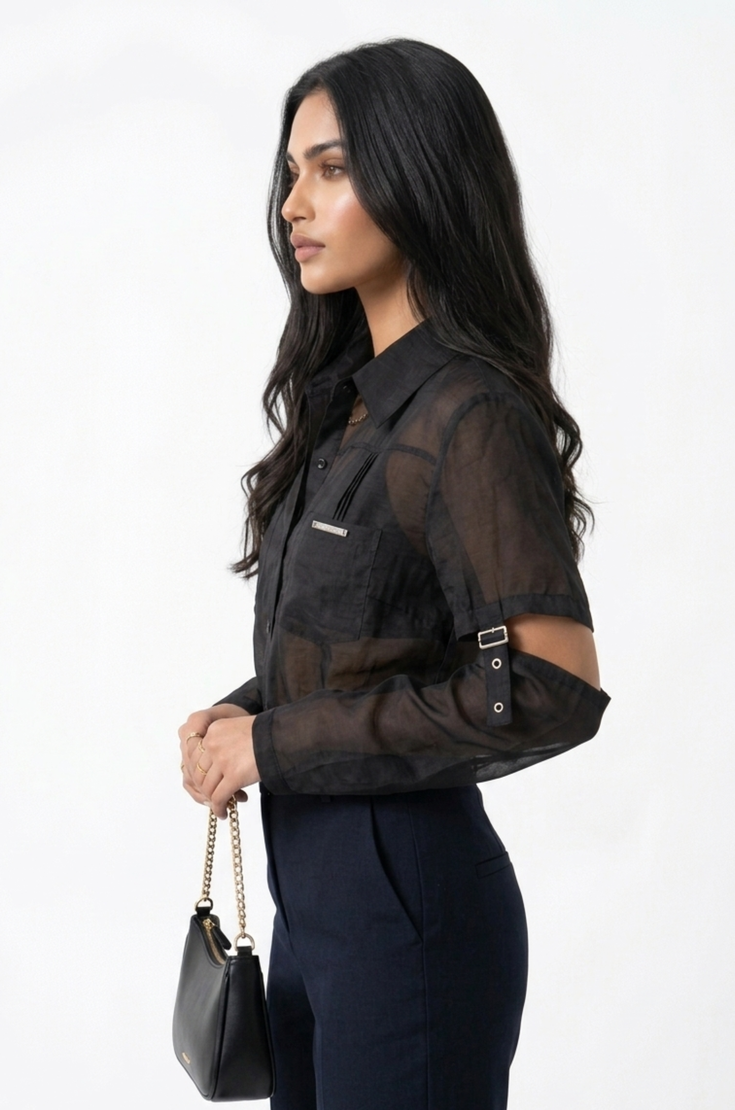 Hardware Organza Shirt