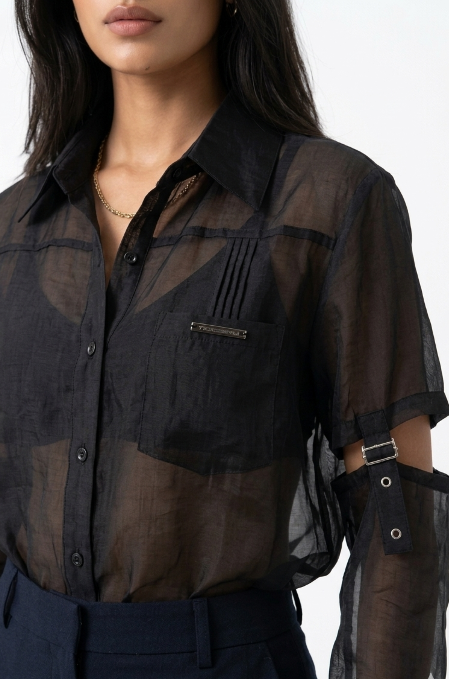 Hardware Organza Shirt
