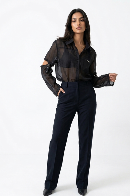 Hardware Organza Shirt