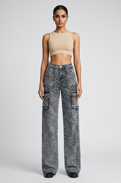 Charcoal Denim Jeans