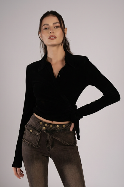 Mystery Wrap Top