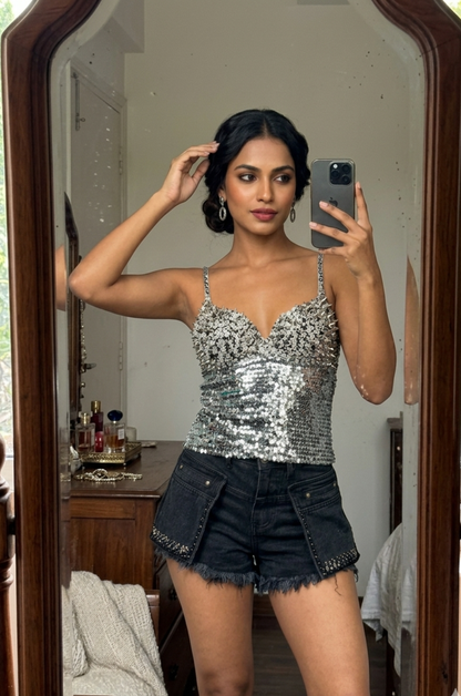 Glittery Main Top