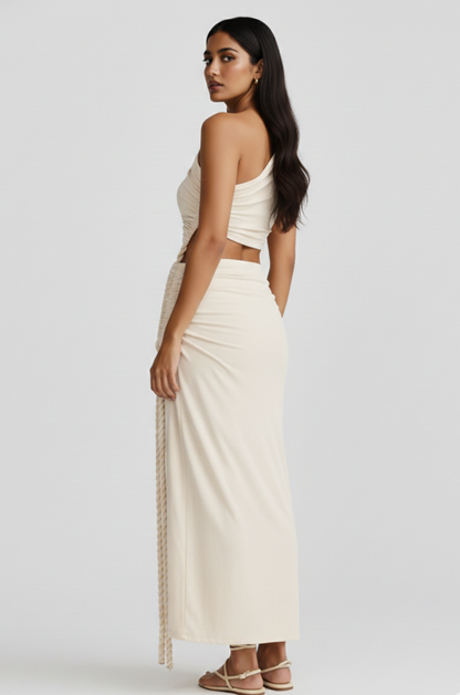 Vert Cut-Out Gown