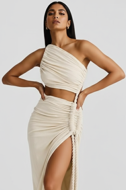 Vert Cut-Out Gown