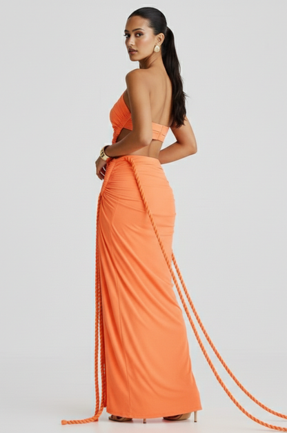 Vert Cut-Out Gown