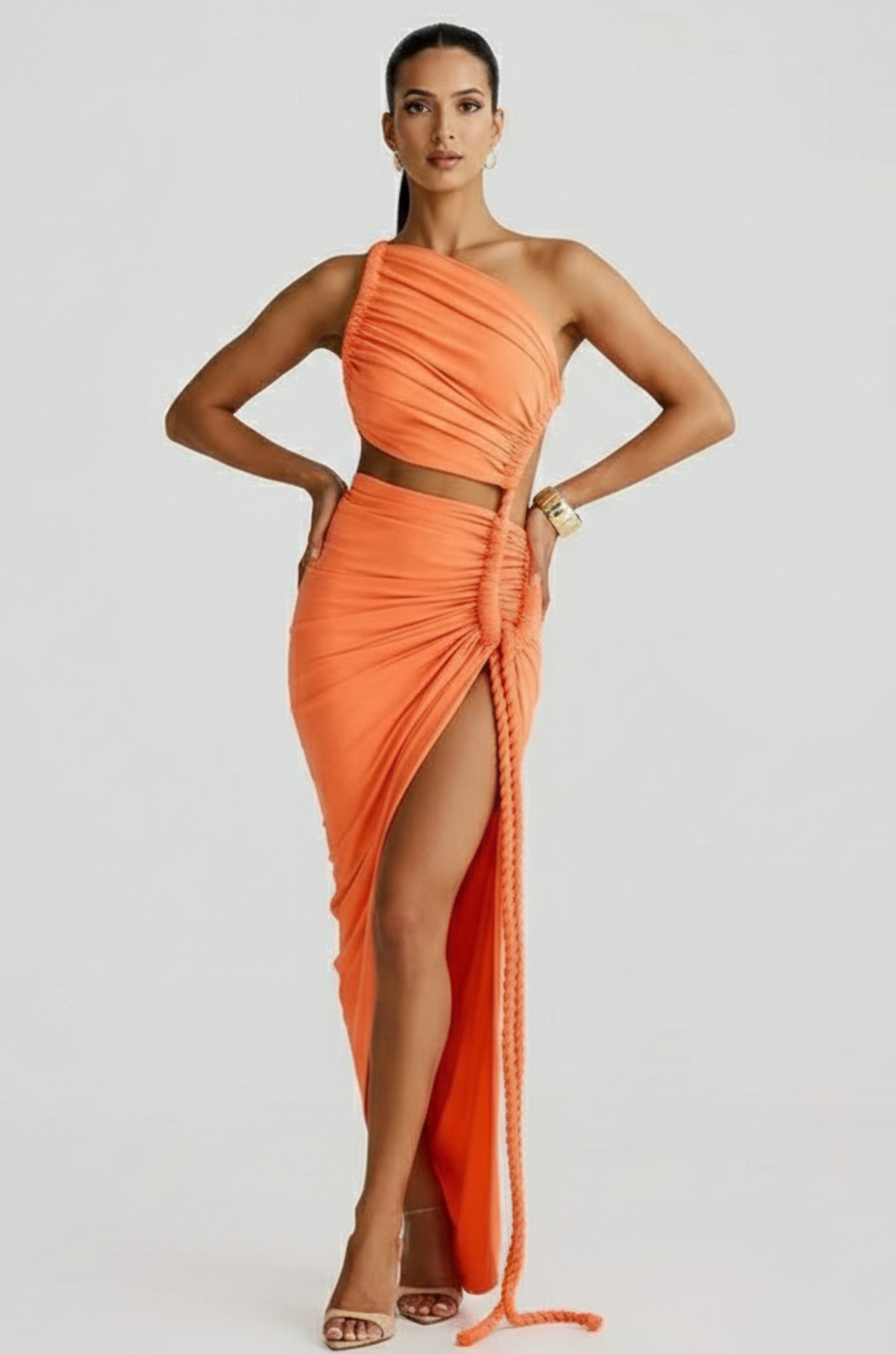 Vert Cut-Out Gown
