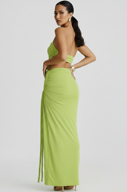Vert Cut-Out Gown