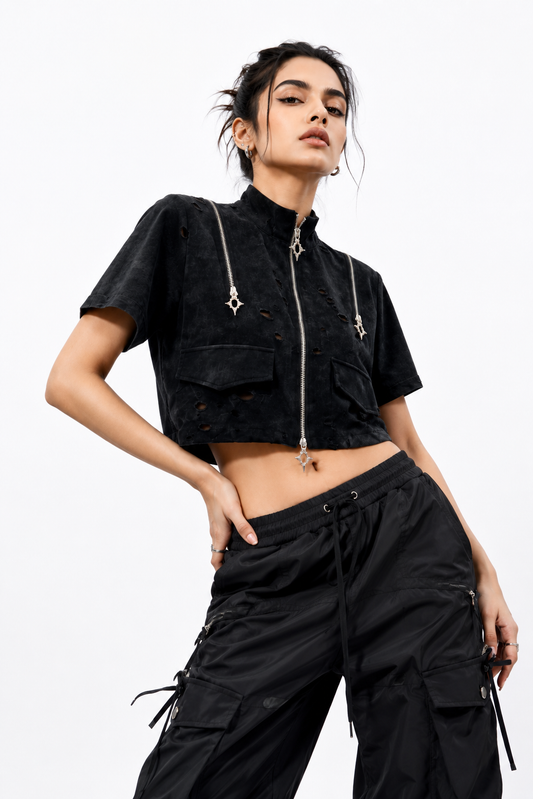 Darkwave Crop Top