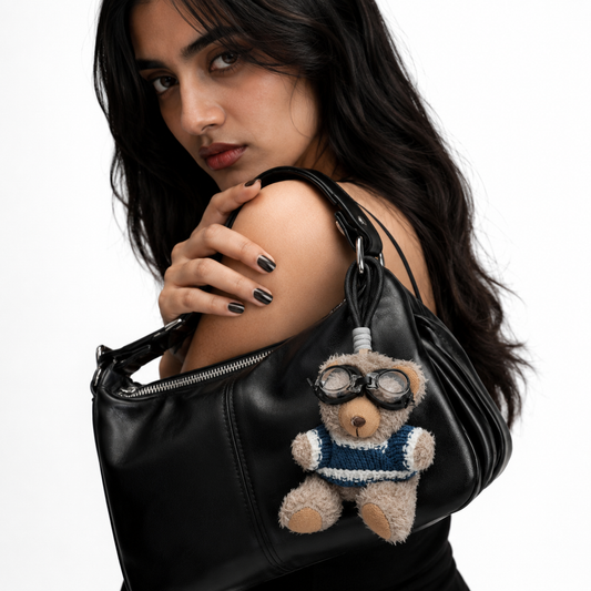 Aviator Pilot Bear Bag Charm