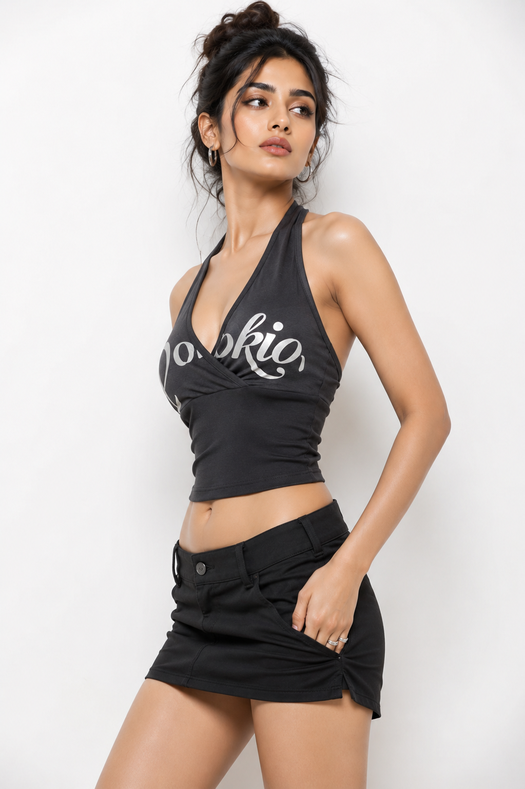 Liquid Muse Halter Top